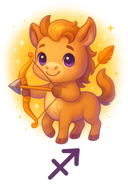 Ilustración zodiacal de Sagitario