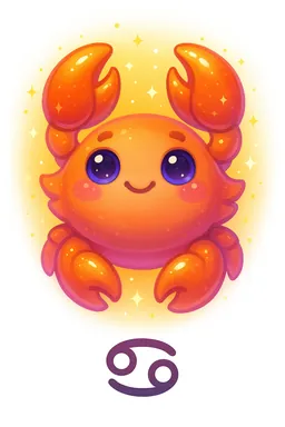 Zodiac illustration for Cancer