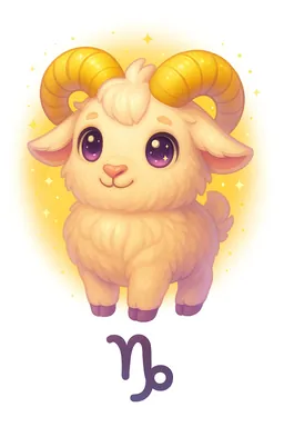Zodiac illustration for Capricorn